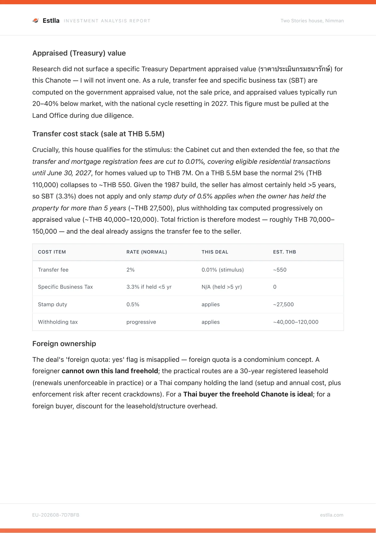 Estlla investment memo — page 8